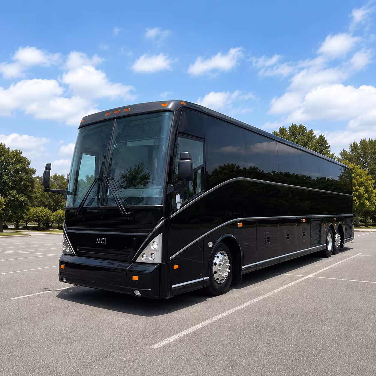 bristol charter bus rental exterior